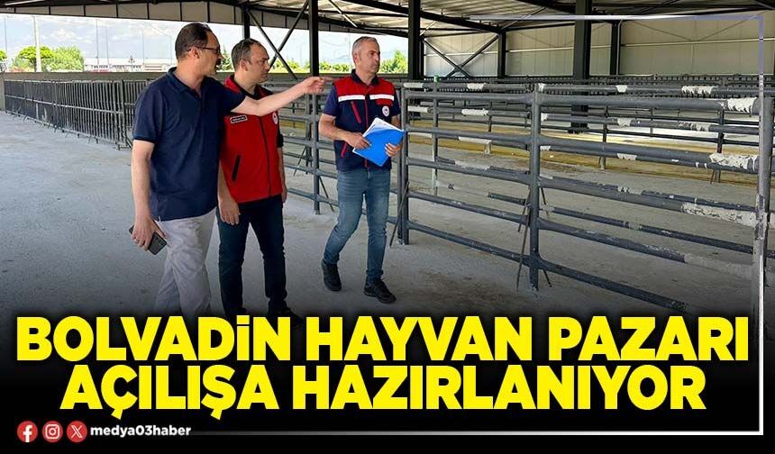 Bolvadin Hayvan Pazarı açılışa hazırlanıyor
