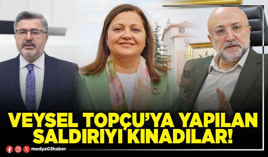 Veysel Topçu’ya yapılan saldırıyı kınadılar!