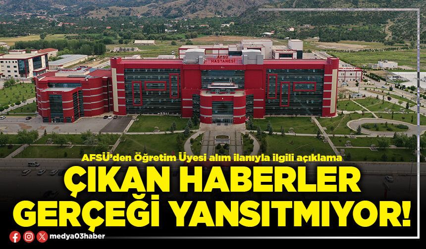 Çıkan haberler gerçeği yansıtmıyor!