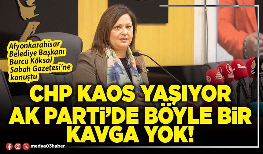 CHP kaos yaşıyor AK Parti’de böyle bir kavga yok!