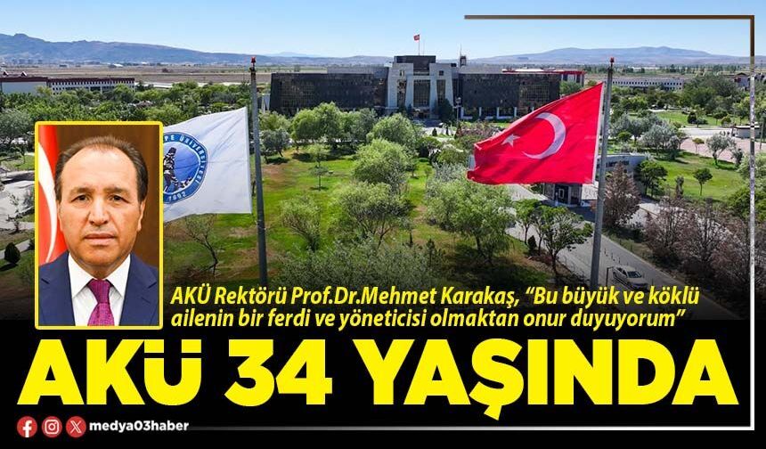 AKÜ 34 yaşında