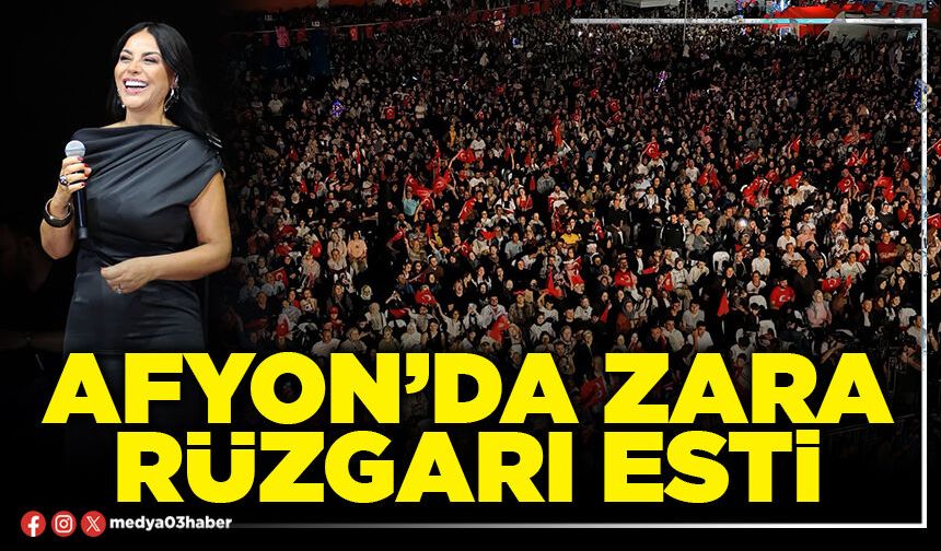 Afyon’da Zara rüzgarı esti