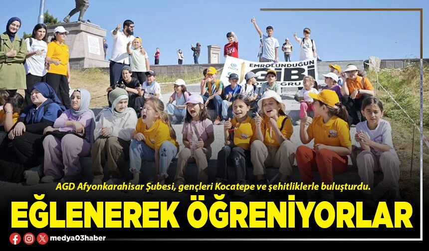 Eğlenerek öğreniyorlar
