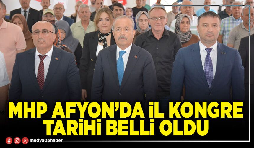 MHP Afyon’da il kongre tarihi belli oldu