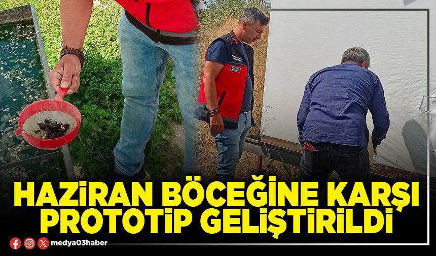 Haziran böceğine karşı prototip geliştirildi