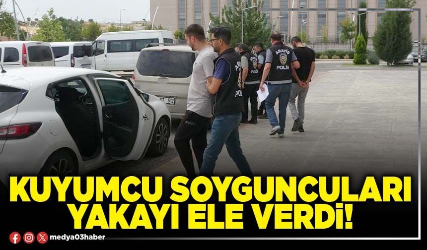 Kuyumcu soyguncuları yakayı ele verdi!