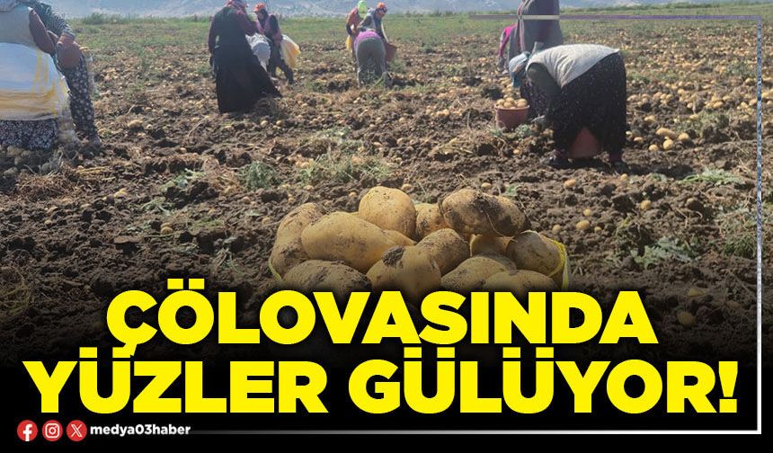 Çölovasında yüzler gülüyor!