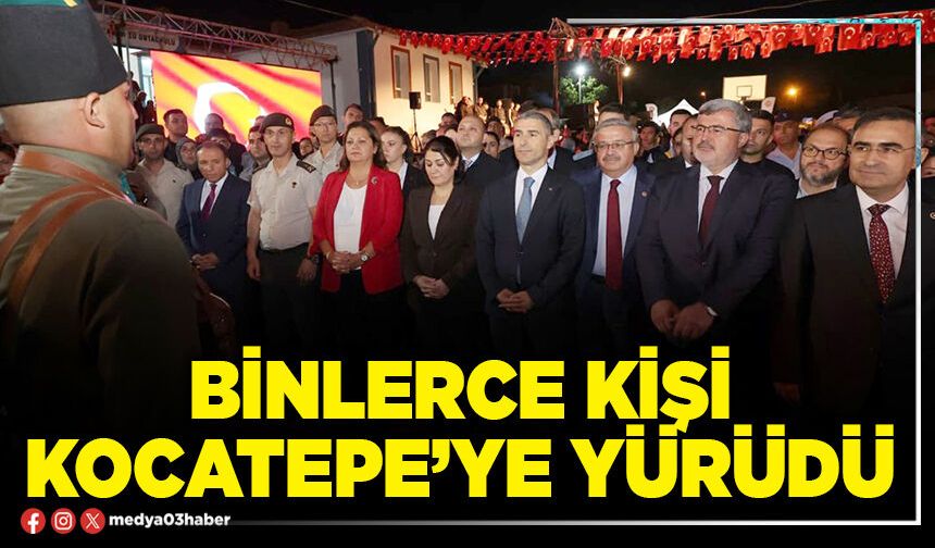 Binlerce kişi Kocatepe’ye yürüdü