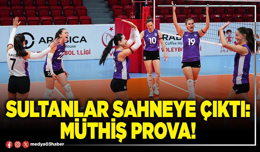 Sultanlar sahneye çıktı: Müthiş prova!