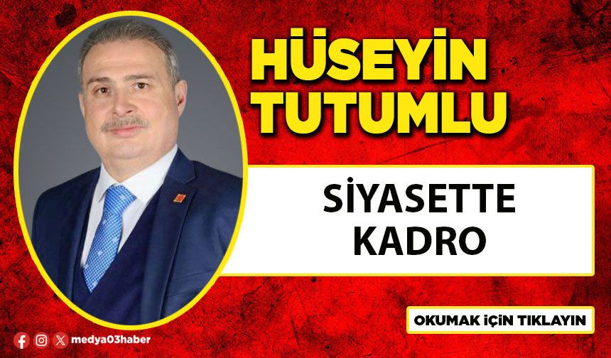 Siyasette kadro