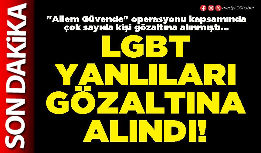 LGBT yanlıları gözaltına alındı!