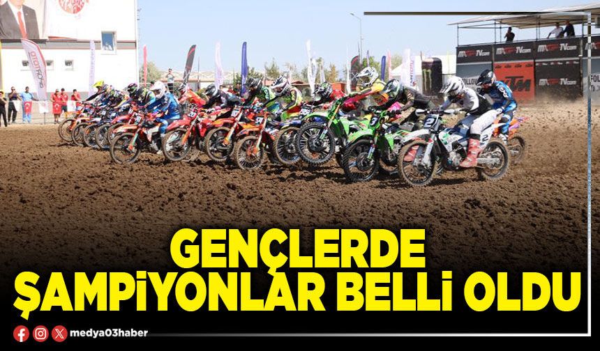 Gençlerde şampiyonlar belli oldu