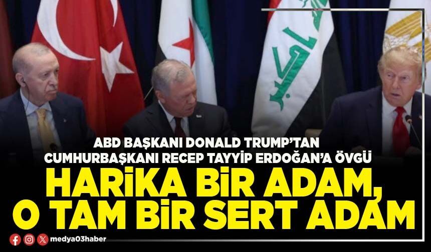 Harika bir adam, o tam bir sert adam