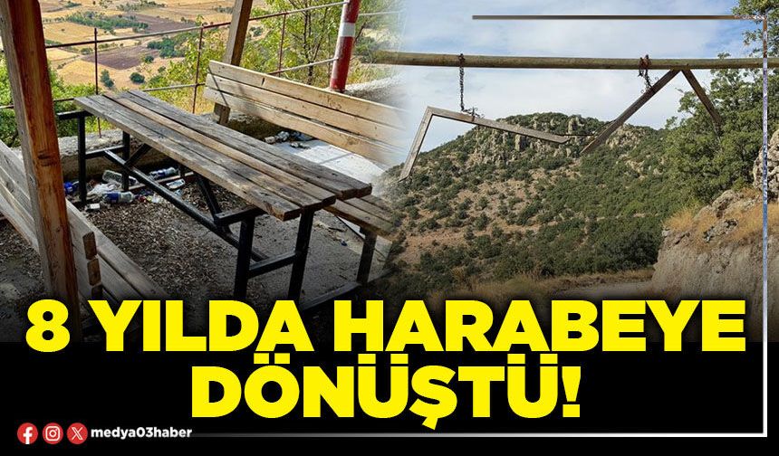 8 yılda harabeye dönüştü!