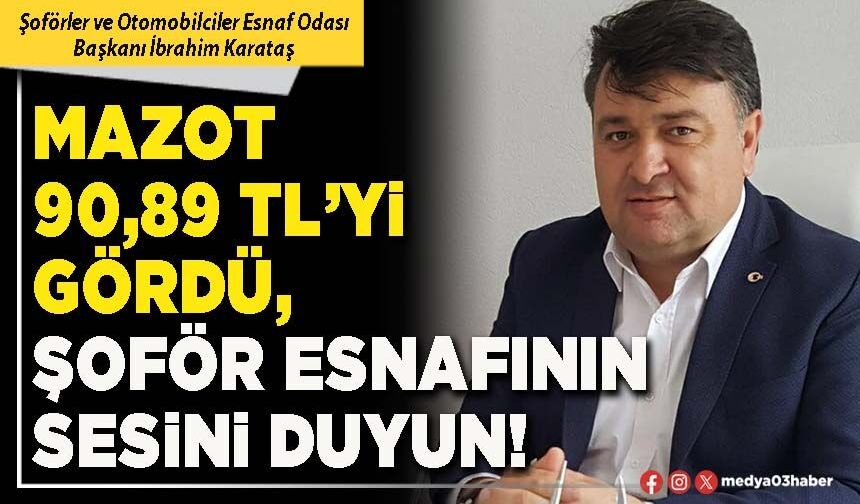 Mazot 90,89 TL’yi gördü, şoför esnafının sesini duyun!