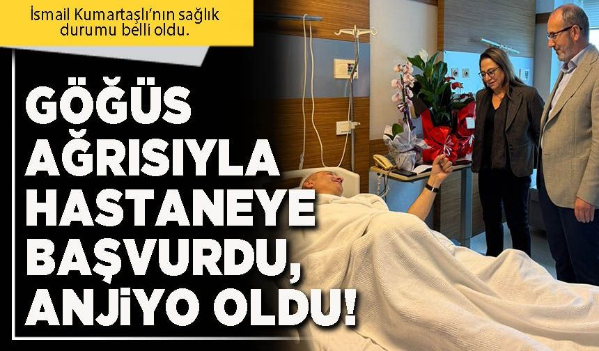 Göğüs ağrısıyla hastaneye başvurdu, anjiyo oldu!