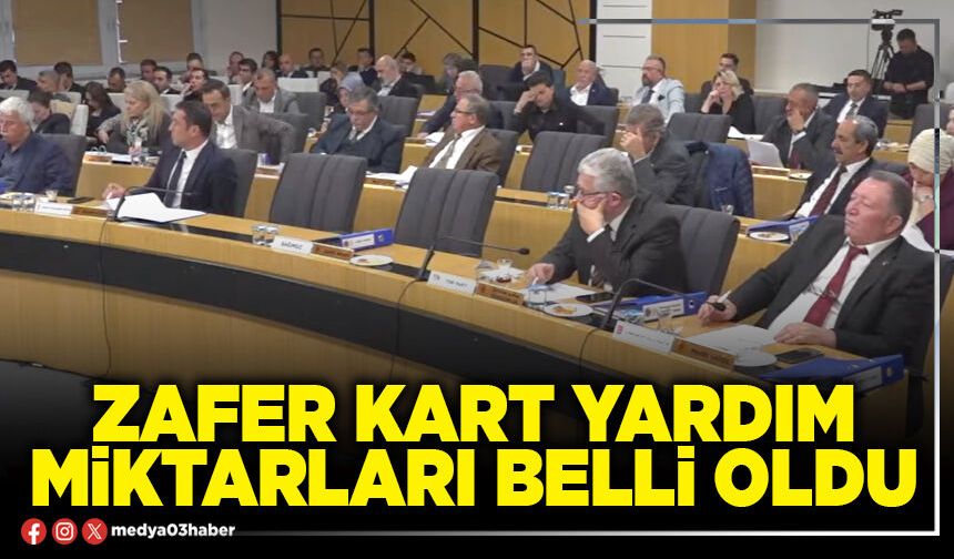 Zafer Kart’ta yardım miktarları belli oldu!