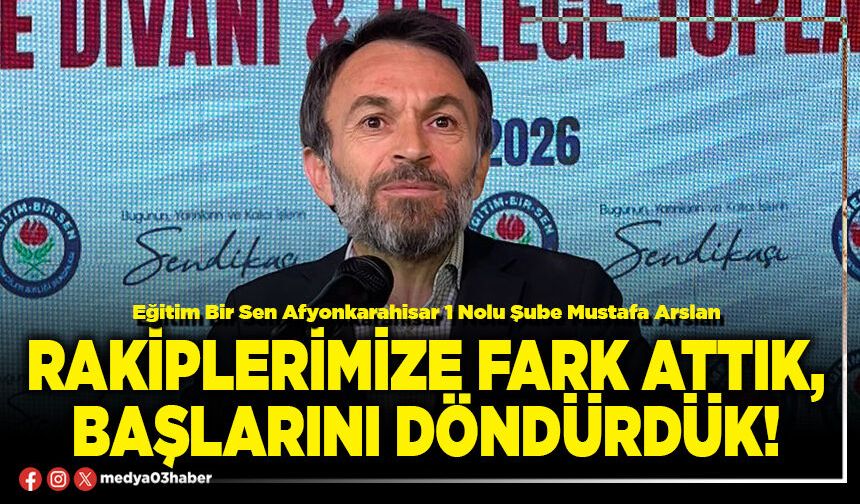 Rakiplerimize fark attık, başlarını döndürdük!