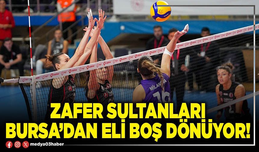 Zafer sultanları Bursa’dan eli boş dönüyor!