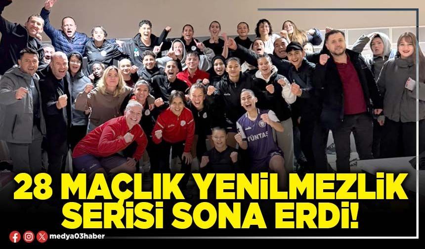 28 maçlık yenilmezlik serisi sona erdi!