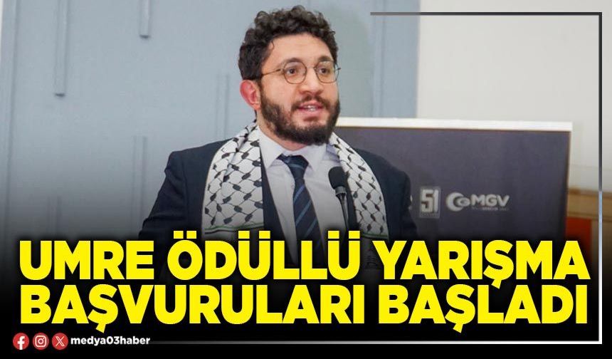 Umre ödüllü yarışma başvuruları başladı