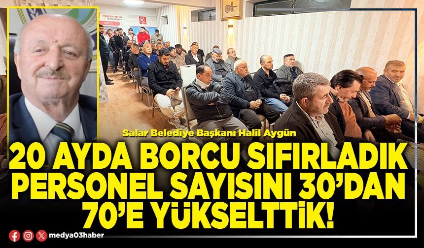 20 ayda borcu sıfırladık personel sayısını 30’dan 70’e yükselttik!