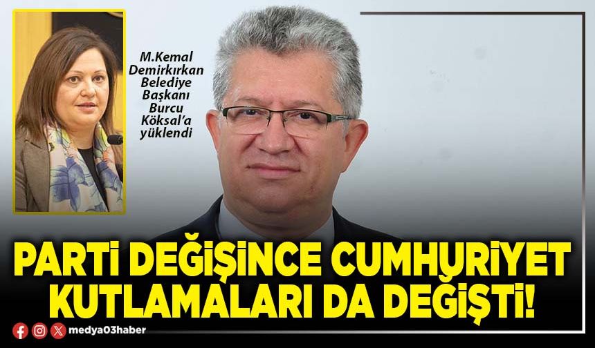 Parti değişince cumhuriyet kutlamaları da değişti!