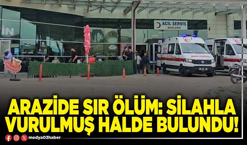 Arazide sır ölüm: Silahla vurulmuş halde bulundu!