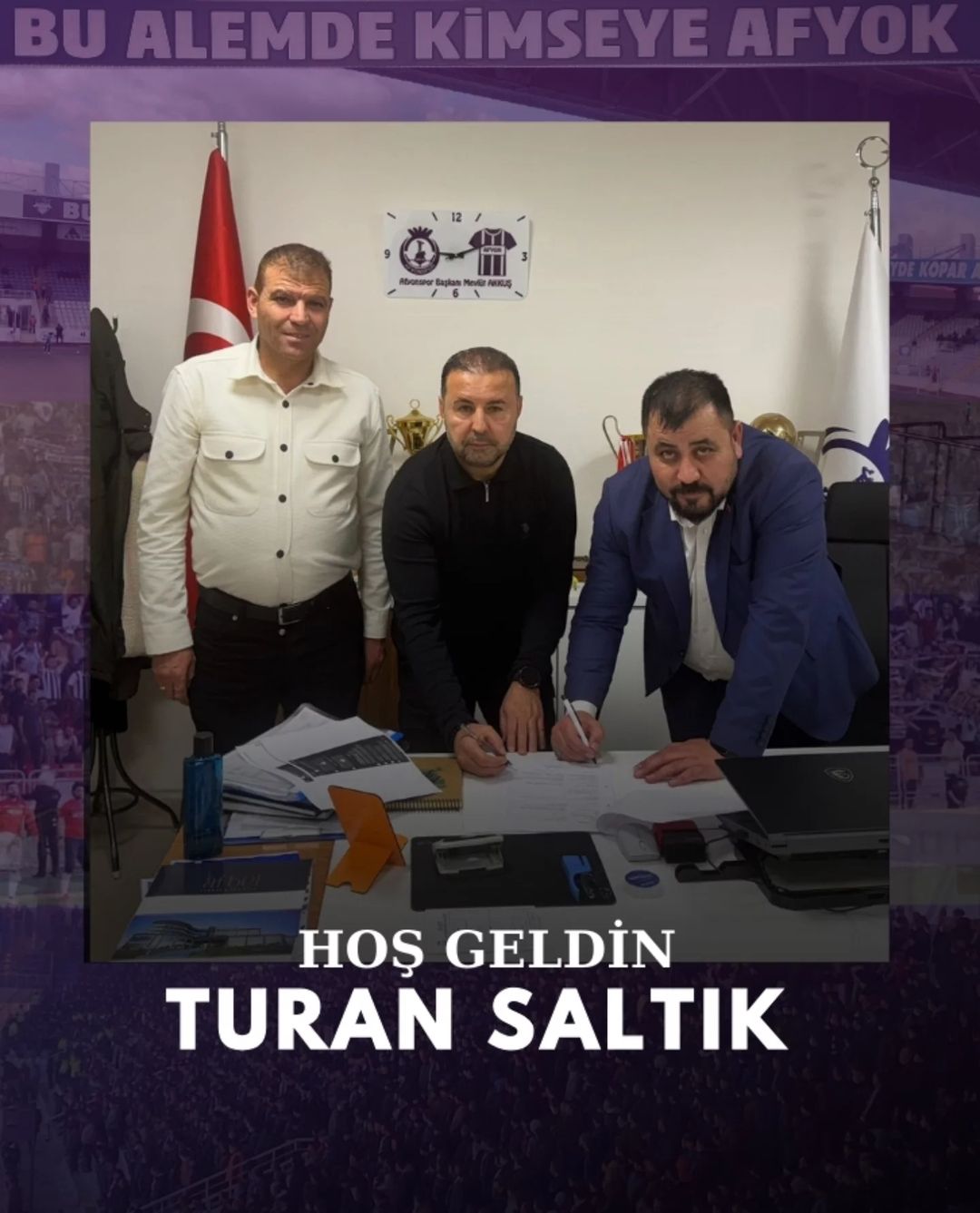 Kulübümüz Teknik Direktörlük Görevi Için Turan Saltık Ile Anlaşmaya Varmıştır.hoş Geldin Turan Saltık !