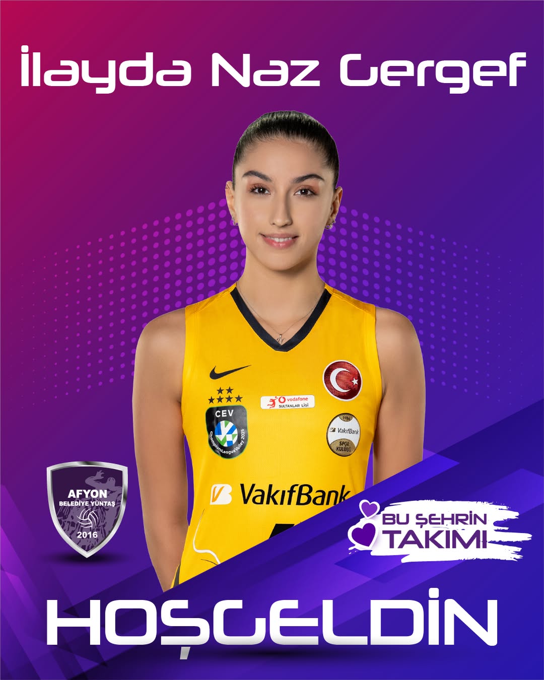🌟 Hoşgeldin İlayda Naz Gergefu22 Türkiye Milli Takımı’nda Forma Giyen Genç Ve Yetenekli Libero