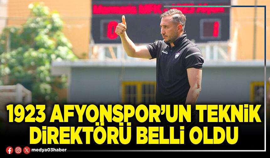 1923 Afyonspor’un Teknik Direktörü belli oldu